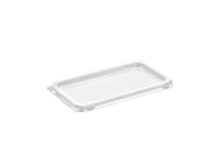 Plastlåg M65-3 185x105x85 mm Firkantet APET til Kageboks K2182 i PPmat,560 stk/krt