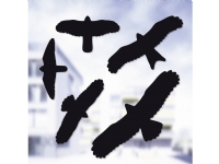 Swissinno Birdprotection Vinduesdekoration fuglebillede påklæbes Funktionstype Afskrækning 5 stk