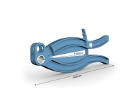 Poselukker/gripper 245mm blå m/låseknap