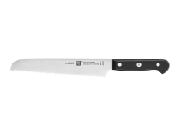 ZWILLING GOURMET - Brødkniv - 20 cm - svart håndtak