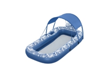 BESTWAY mesh bunnmadrass med baldakin