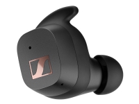 Sennheiser SPORT True Wireless - True wireless-hodetelefoner med mikrofon - i øret - Bluetooth - svart