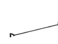 Damixa Zen håndklædestang - mat sort overflade. 800 mm