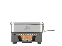 ESBIT CS1100ST, Sæt, Aluminium, Rustfrit stål, 1,1 L, Sort, Sølv, Grå, Sølv, Silikone, Rustfrit stål