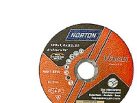 Kapskivor NORTON VULCAN - 125X1,0 STÅL/RF RÄTT - (25 st.)