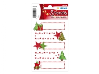 HERMA-klistremerke 15257 Stjerner+ Gran, 10 etiketter (15257)