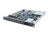 Gigabyte E133-C10-AAG1 - Server - rack-monterbar 1U - uden CPU - RAM 0 GB - SATA - hot-swap 2.5 bås(e) - ingen HDD - AST2600 - Gigabit Ethernet - in