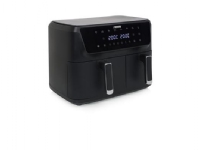 Princess 182470, Varmluftsfrityr, 11 l, 200 °C, Dobbel, Sort, Berøringskontroll