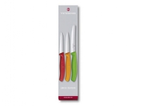 Victorinox VX6711632, Kniv sett, Plast, Grønn, Rød, Gult, 8 cm, 8 cm, 11 cm