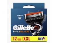 Gillette ProGlide, Menn, Gillette, Gillette ProGlide, Rustfritt stål, Sort, Oransje, 12 stykker