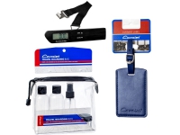 Resekit 3 (Bagagevåg, Bagagetag Röd, Reseflaskor)