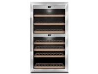 Caso WineComfort 660 Smart, Vin køleboks, Fritstående, 66 flaske(r), 60 W, Indvendig belysning, Rustfrit stål