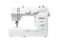 MEDION MD 18205, Hvid, Overlock, Syning, Dreje, Elektrisk, 62 W, 390 mm