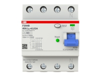 ABB Fejlstrømsafbryder (RCD) 40A 30mA, 4P, type B, 72mm bred