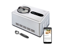 MEDION MD 12170, Kompressor ismaskine, 2 L, 1 skåle, Rustfrit stål, 60 min., Rustfrit stål