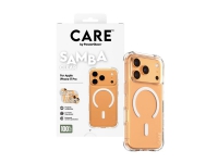 CARE by PanzerGlass Samba - Baksidedeksel for mobiltelefon - med hvit MagSafe - MagSafe-samsvar - termoplast-polyuretan (TPU) - blank - for Apple iPhone 17 Pro
