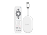 Thomson Go Cast 150 - AV-afspiller - 2 GB RAM - 8 GB - 4K UHD (2160p) - 60 fps - HDR - hvid