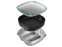 Philips Tilbehør til Airfryer XXL 8,3 l, For, Philips, HD9650, HD9651, HD9652, HD9653, HD9654,HD9760, HD9765, HD9860, HD9861, HD9863, HD9867,HD9870,..., Grå, Rustfrit stål, 216 mm