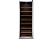 Caso WineSafe 43, Vin køleboks, Fritstående, 43 flaske(r), 117 W, G, Rustfrit stål