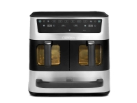 Cuisinart Tri Zone, Varmluftsteger, 13,6 L, 230 °C, Dobbelt, Sort, Sølv, Enkeltstående