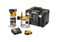 Dewalt Maskiner DEWALT FRÄSNINGSMaskin 18V 2in1 8mm 2x5.0Ah TSTAK DCW604P2