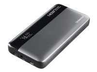 Intenso 7350060, 25000 mAh, Lithium-Ion (Li-Ion), Power Delivery, 140 W, Sort, Grå