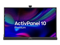 Promethean ActivPanel 10 Premium - 65 Diagonalklasse LED-bakgrunnsbelyst LCD-skjerm - QLED - interaktiv - med berøringsskjerm (multiberøring) / 8-mikrofonsoppstilling - 4K UHD (2160p) 3840 x 2160 - Direct LED - TAA-samsvar