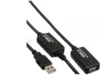 MicroConnect – USB-förlängningskabel – USB (hona) till USB (hane) – USB 2.0 – 20 m – aktiv