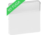 LAURITZ KNUDSEN Tangent med textfält för FUGA 16A-omkopplare vit