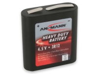 Ansmann 5013091, Engangsbatteri, 4.5V, Sink-Karbon, 4,5 V, 1 stykker, Sort PC tilbehør - Ladere og batterier - Diverse batterier