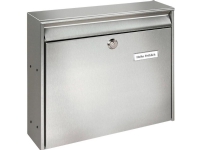 Burg Wächter 20200 BORKUM 3877 NI Postkasse Rustfrit stål Sølv Nøglelås