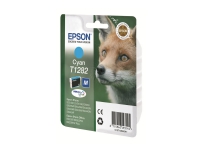 Epson T1282 - M-størrelse - cyan - original - blære med RF/lyd-alarm - blekkpatron - for Stylus S22, SX230, SX235, SX420, SX430, SX435, SX438, SX440, SX445  Stylus Office BX305