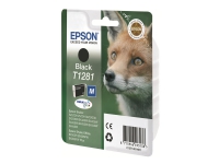 Epson T1281 - M-størrelse - svart - original - blære med RF/lyd-alarm - blekkpatron - for Stylus S22, SX230, SX235, SX420, SX430, SX435, SX438, SX440, SX445 Stylus Office BX305 Skrivere & Scannere - Blekk, tonere og forbruksvarer - Blekk