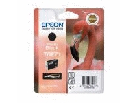 Epson T0871 - 11.4 ml - fotosort - original - blister - blekkpatron - for Stylus Photo R1900 Skrivere & Scannere - Blekk, tonere og forbruksvarer - Blekk