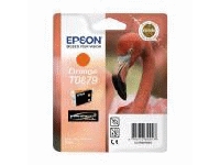 Epson T0879 - 11.4 ml - oransje - original - blister - blekkpatron - for Stylus Photo R1900 Skrivere & Scannere - Blekk, tonere og forbruksvarer - Blekk
