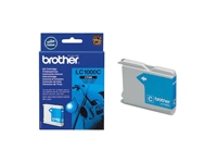 Brother LC1000C – Cyan – original – bläckpatron – för Brother DCP-350 353 357 560 750 770 MFC-3360 465 5460 5860 660 680 845 885