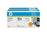 HP 53X – 2-pack – Lång livslängd – svart – original – LaserJet – tonerkassett (Q7553XD) – för LaserJet M2727nf MFP M2727nfs MFP P2014 P2014n P2015 P2015d P2015dn P2015n P2015x