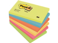 Post-it notes neon 76x127mm ass. farver 655TFEN (6 stk.)