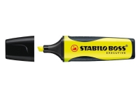 STABILO Boss Executive, 1 stykker, Gult, Pensel / fin tupp, Gult, 2 mm, 5 mm Skriveredskaper - Overtrekksmarkør - Tykke overstreksmarkører