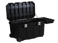 Stanley MOBILE Job Chest, Tralle, Metall, Plast, Sort