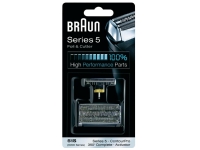Braun Series 5 Kombipack 51S - Reservefolie og -skjærer - for barbermaskin - sølv - for Braun Activator 8595 Series 3 360 5 510, 530, 550, 550 CC, 560, 570CC, 570S, 590, 590 CC Hårpleie - Skjegg/hårtrimmer - Blader for barberhøvler