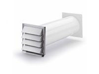 EICO - Røykfangskanalrør - hvit/stålfarge Hvitevarer - Hvitevarer tilbehør - Ventilatortilbehør