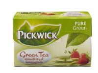 Te Pickwick grøn te Jordbær & Citron- (20 breve x 12 pakker)