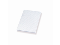 Blok A5 kvadreret Standard m/2 huller - (5 stk.) Papir & Emballasje - Blokker & Post-It
