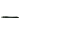 Pencil sort 0,7mm m/click gummigreb viskelæder – (12 stk.)