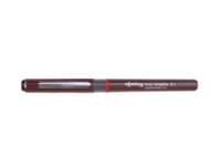 Rotring 1904753, Gelépenn med hette, Svart, Burgunder, 0,3 mm
