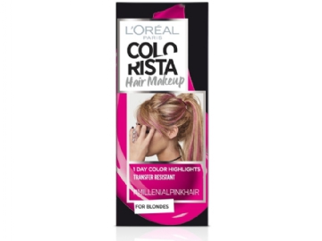 L'Oréal Paris Colorista Hair Makeup Mèches Millenial Pink 30ml - Teinture Rose Temporaire Pour Blonde