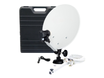 Kit Parabola Satellitare SCHWAIGER 55 Cm - Twin LNB, 8 Connettori F, Alluminio, Colore Rosso - Foto 12