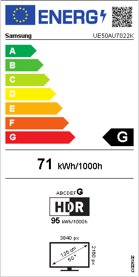 samsung ue50au7022kxxh